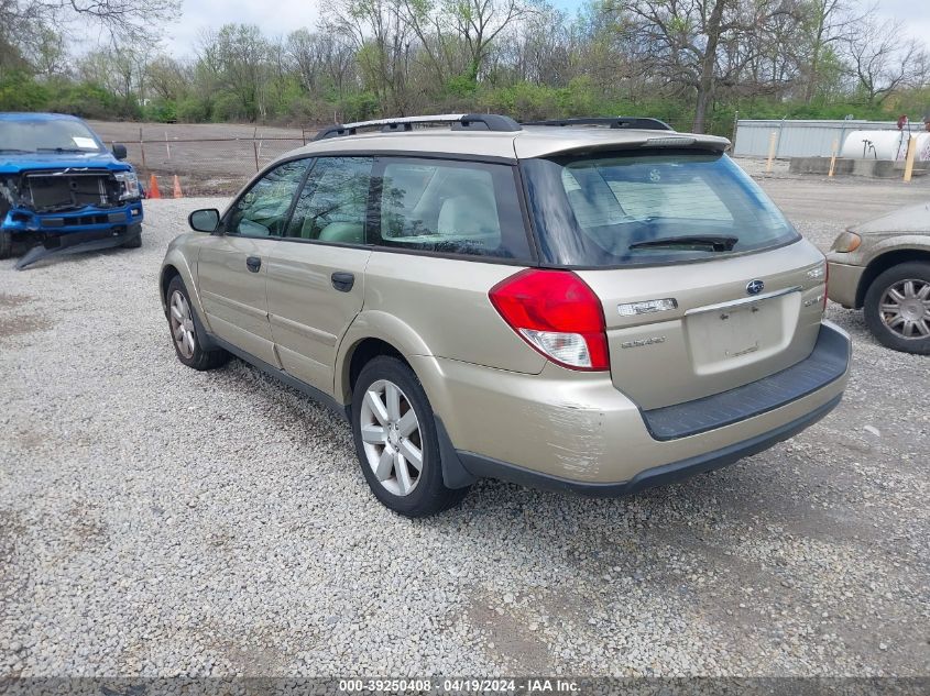 4S4BP61C387348518 | 2008 SUBARU OUTBACK