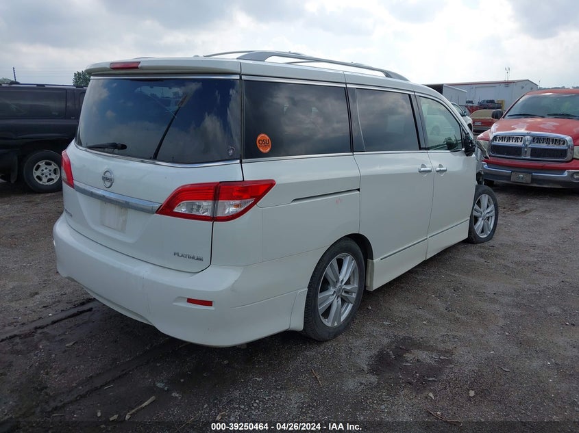 2015 Nissan Quest Platinum VIN: JN8AE2KPXF9120733 Lot: 39250464