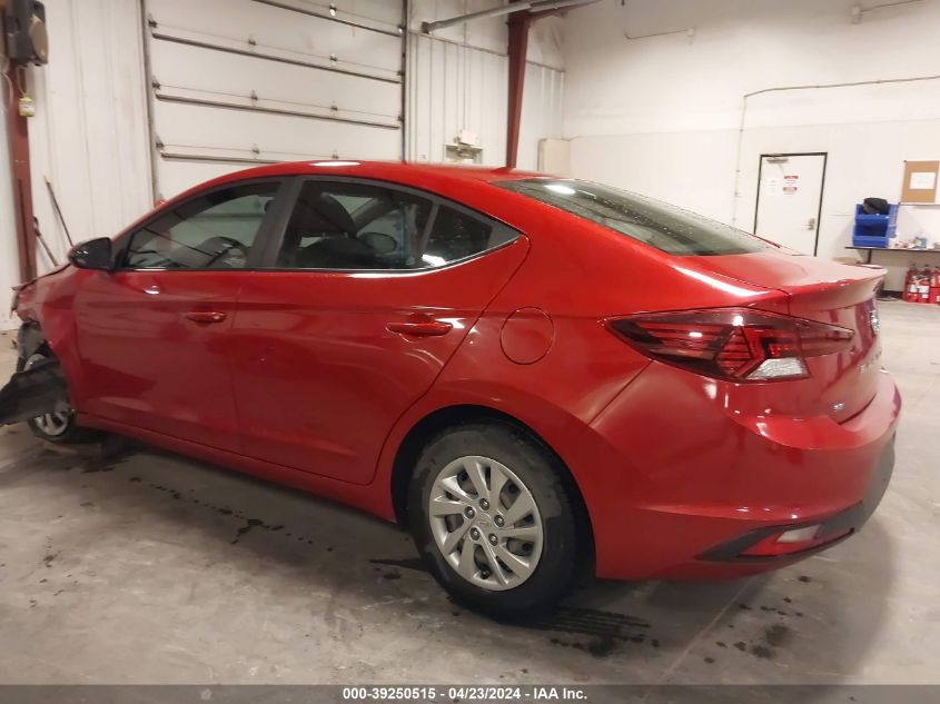 2019 HYUNDAI ELANTRA SE - KMHD74LF3KU799333