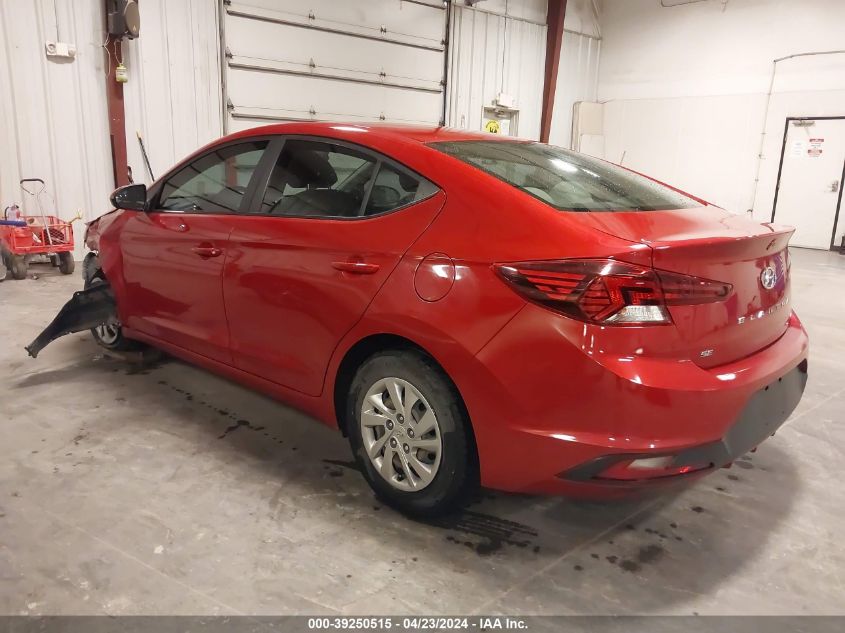 2019 HYUNDAI ELANTRA SE - KMHD74LF3KU799333