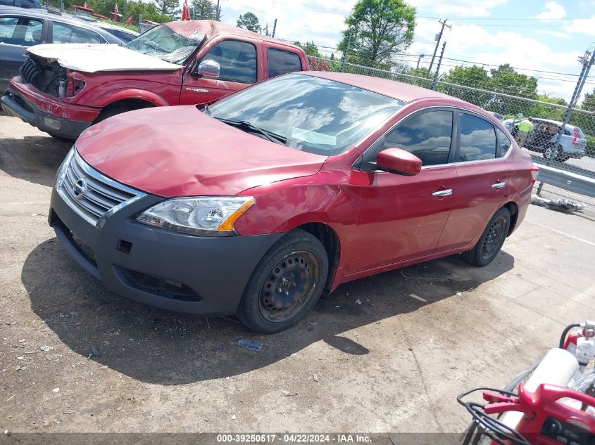 3N1AB7AP0EL686699 | 2014 NISSAN SENTRA