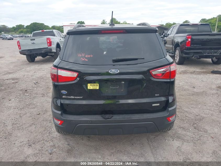 2018 Ford Ecosport Se VIN: MAJ3P1TE3JC235598 Lot: 39250548