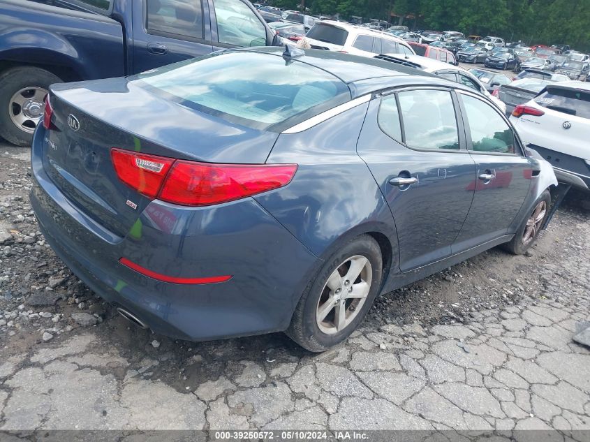 2015 Kia Optima Lx VIN: KNAGM4A78F5540677 Lot: 39250572