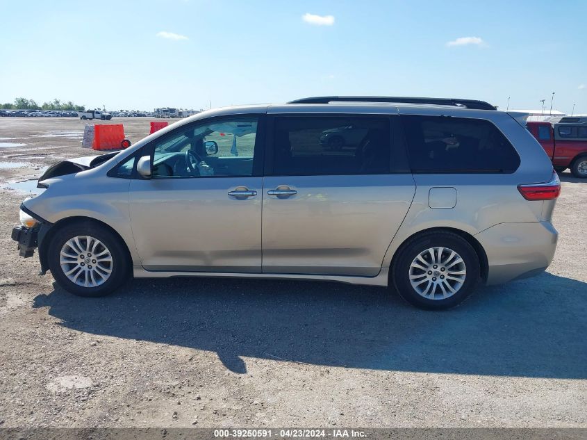 2016 Toyota Sienna Xle 8 Passenger VIN: 5TDYK3DC0GS729545 Lot: 39250591