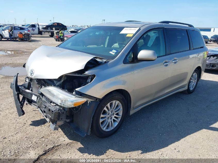 2016 Toyota Sienna Xle 8 Passenger VIN: 5TDYK3DC0GS729545 Lot: 39250591