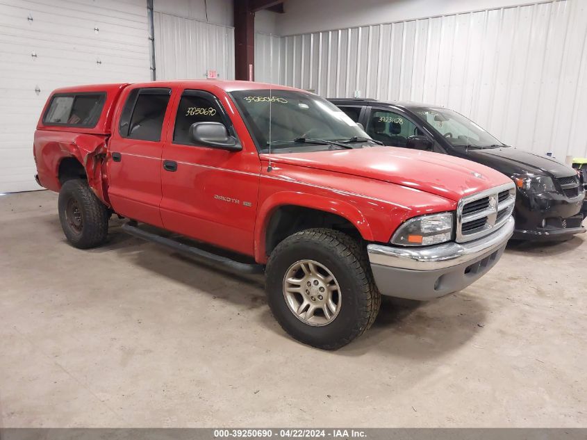 1B7HG48N72S516174 2002 Dodge Dakota Slt