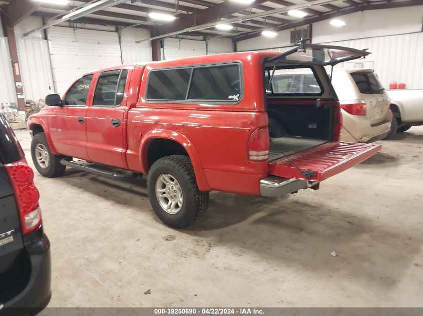 1B7HG48N72S516174 2002 Dodge Dakota Slt