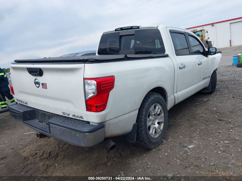 2018 Nissan Titan Platinum Reserve/Pro-4X/S/Sl/Sv VIN: 1N6AA1EJ4JN516078 Lot: 39250731