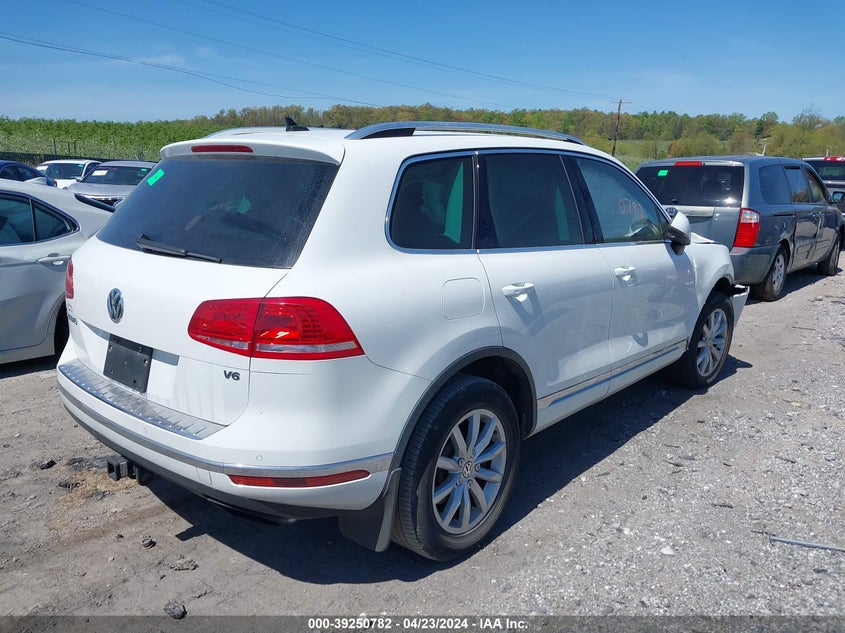 2016 VOLKSWAGEN TOUAREG VR6 EXECUTIVE/VR6 LUX/VR6 SPORT - WVGEF9BP4GD009172