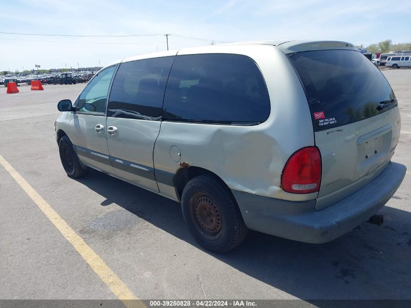 2000 Dodge Grand Caravan Se VIN: 1B4GP44G7YB567912 Lot: 39250828