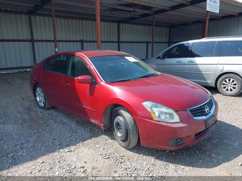 2008 Nissan Maxima 3.5 Se VIN: 1N4BA41E18C826802 Lot: 39250830