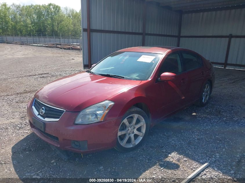 2008 Nissan Maxima 3.5 Se VIN: 1N4BA41E18C826802 Lot: 39250830