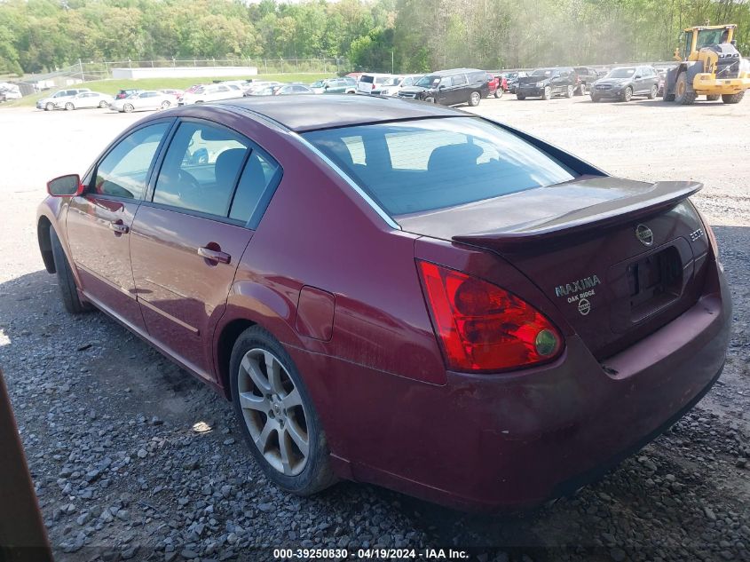 2008 Nissan Maxima 3.5 Se VIN: 1N4BA41E18C826802 Lot: 39250830