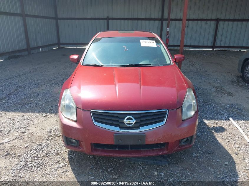 2008 Nissan Maxima 3.5 Se VIN: 1N4BA41E18C826802 Lot: 39250830