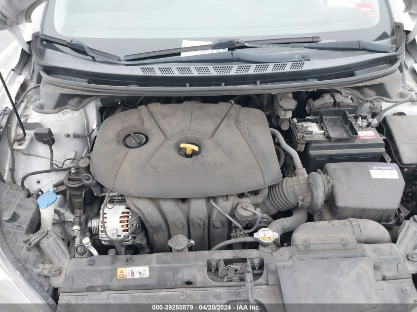 2013 Hyundai Elantra Gls VIN: KMHDH4AE9DU637538 Lot: 39250879