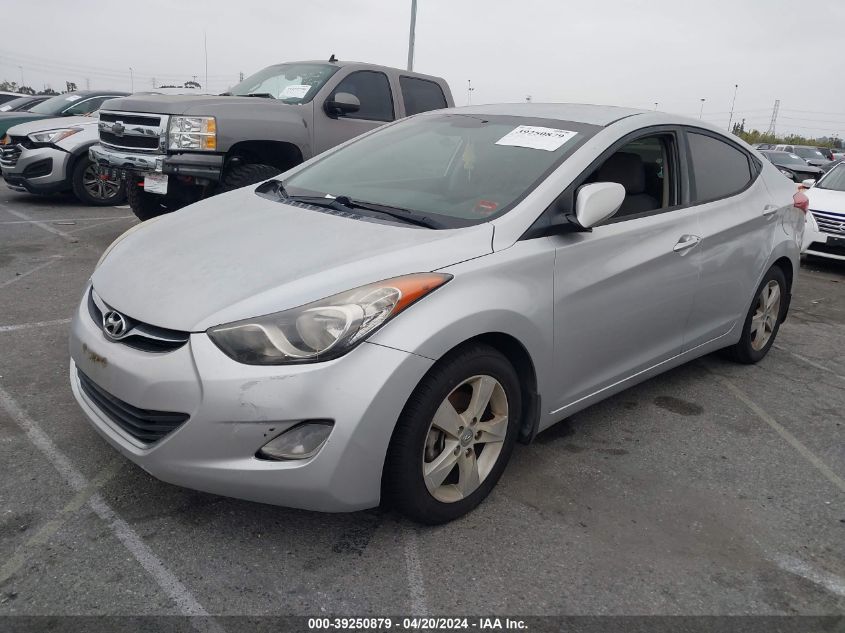 2013 Hyundai Elantra Gls VIN: KMHDH4AE9DU637538 Lot: 39250879