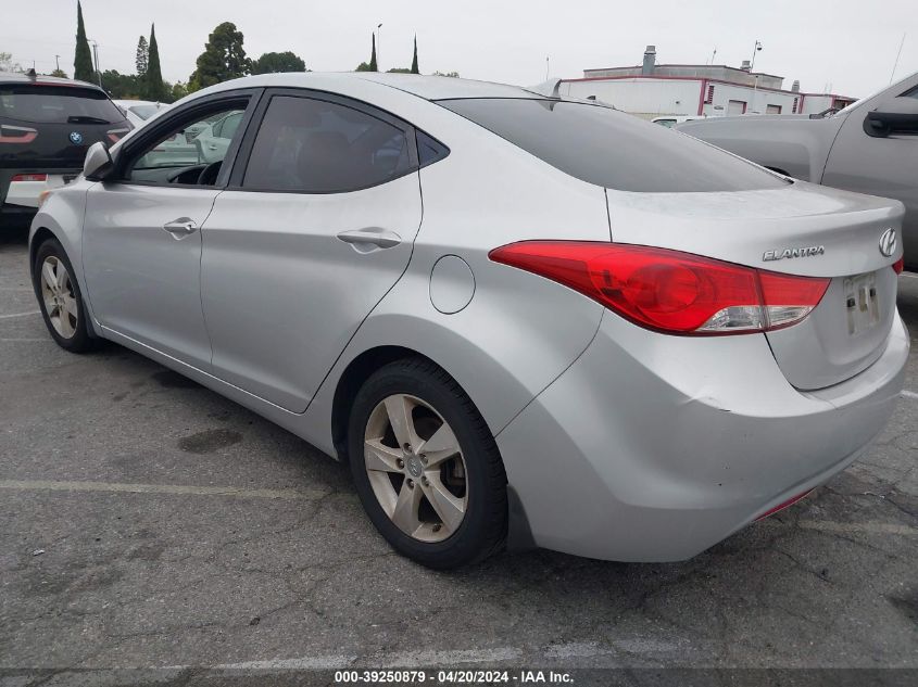 2013 Hyundai Elantra Gls VIN: KMHDH4AE9DU637538 Lot: 39250879