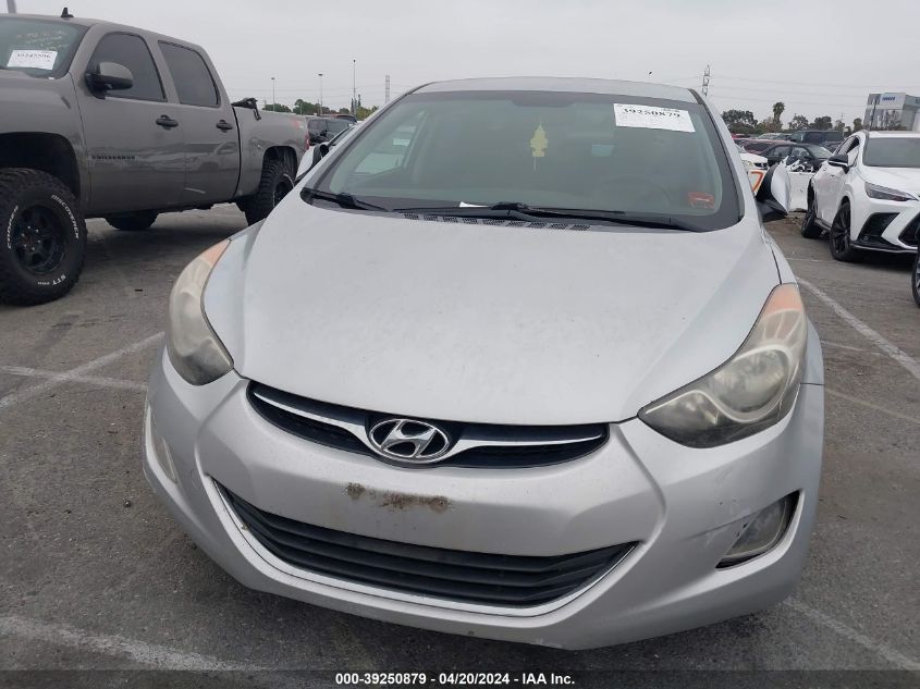 2013 Hyundai Elantra Gls VIN: KMHDH4AE9DU637538 Lot: 39250879