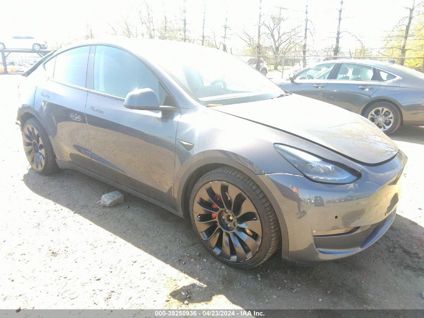 2022 TESLA MODEL Y PERFORMANCE DUAL MOTOR ALL-WHEEL DRIVE - 7SAYGDEF5NF456557