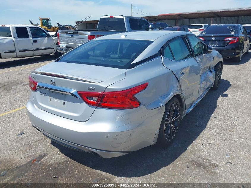 2017 Nissan Maxima 3.5 Sv VIN: 1N4AA6AP1HC403291 Lot: 39250993