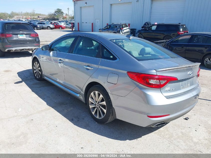 2017 Hyundai Sonata Sport VIN: 5NPE34AF3HH567664 Lot: 39250998