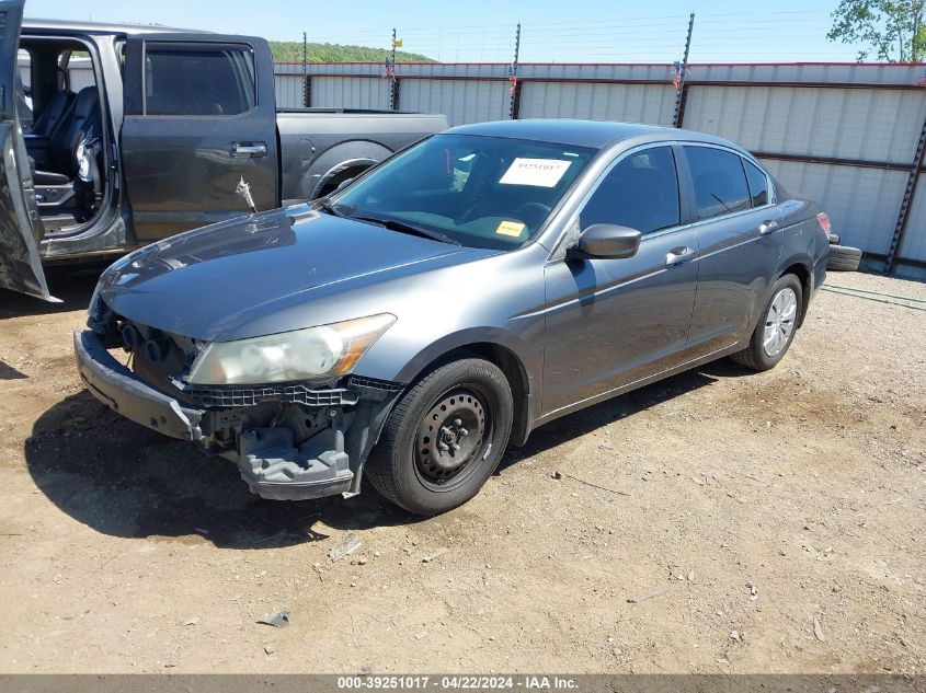2009 Honda Accord 2.4 Lx VIN: 1HGCP26339A187815 Lot: 39251017