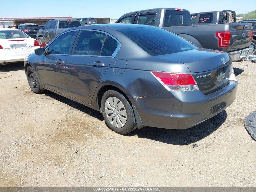 2009 Honda Accord 2.4 Lx VIN: 1HGCP26339A187815 Lot: 39251017