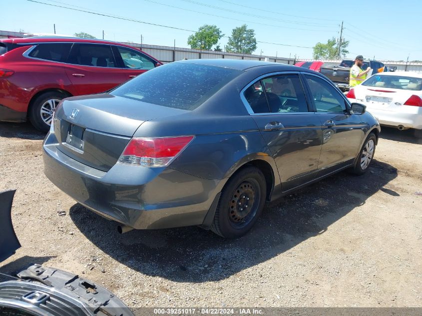 2009 Honda Accord 2.4 Lx VIN: 1HGCP26339A187815 Lot: 39251017