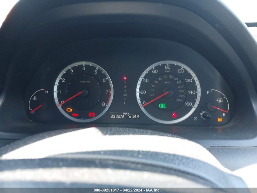 2009 Honda Accord 2.4 Lx VIN: 1HGCP26339A187815 Lot: 39251017