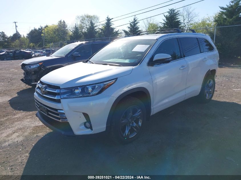 2018 Toyota Highlander Limited Platinum VIN: 5TDDZRFH8JS496656 Lot: 39251021