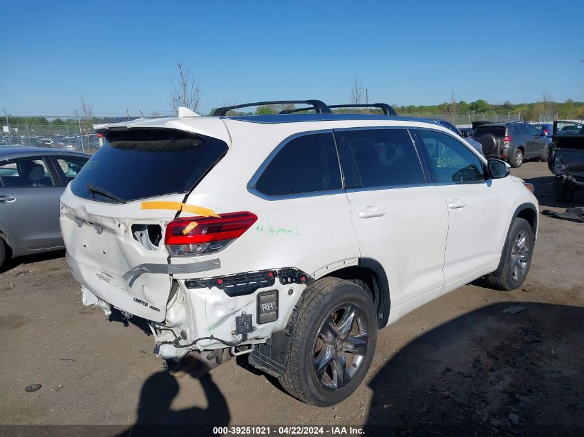 2018 Toyota Highlander Limited Platinum VIN: 5TDDZRFH8JS496656 Lot: 39251021