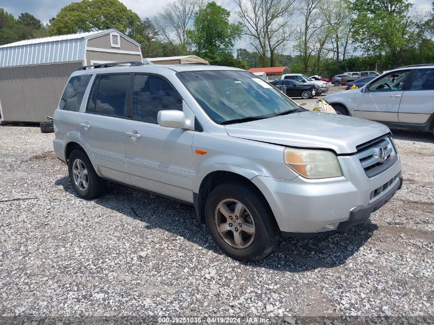 2006 Honda Pilot Ex-L VIN: 2HKYF185X6H514960 Lot: 39251035