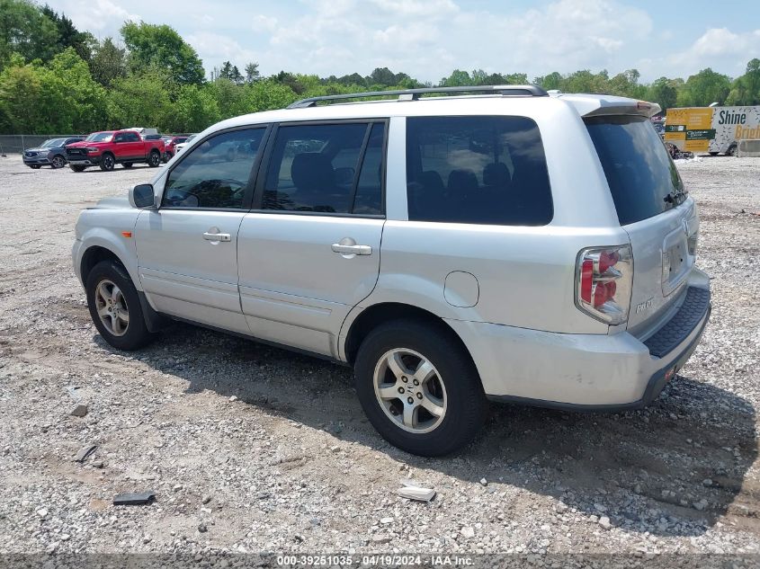 2006 Honda Pilot Ex-L VIN: 2HKYF185X6H514960 Lot: 39251035