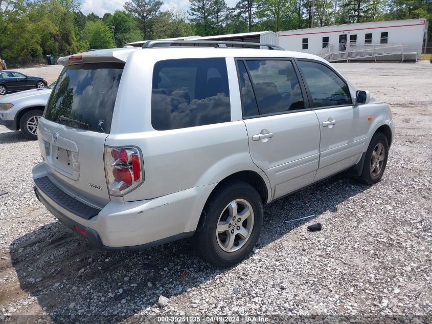 2006 Honda Pilot Ex-L VIN: 2HKYF185X6H514960 Lot: 39251035