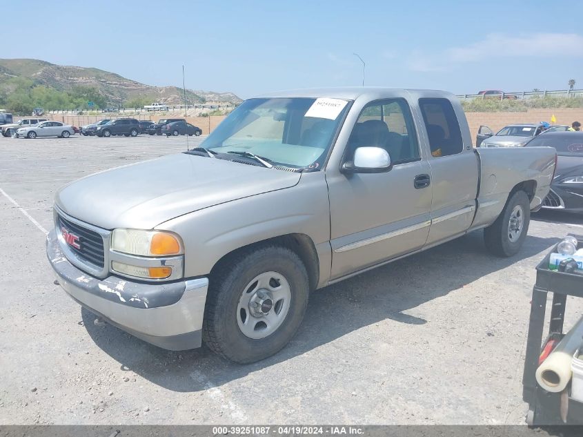 2000 GMC Sierra 1500 Sle VIN: 1GTEC19TXYZ167425 Lot: 39251087