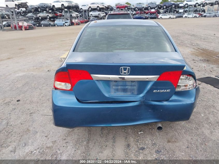 2010 Honda Civic Lx VIN: 2HGFA1F56AH559230 Lot: 39251122