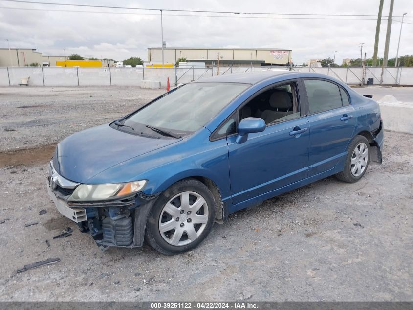 2010 Honda Civic Lx VIN: 2HGFA1F56AH559230 Lot: 39251122