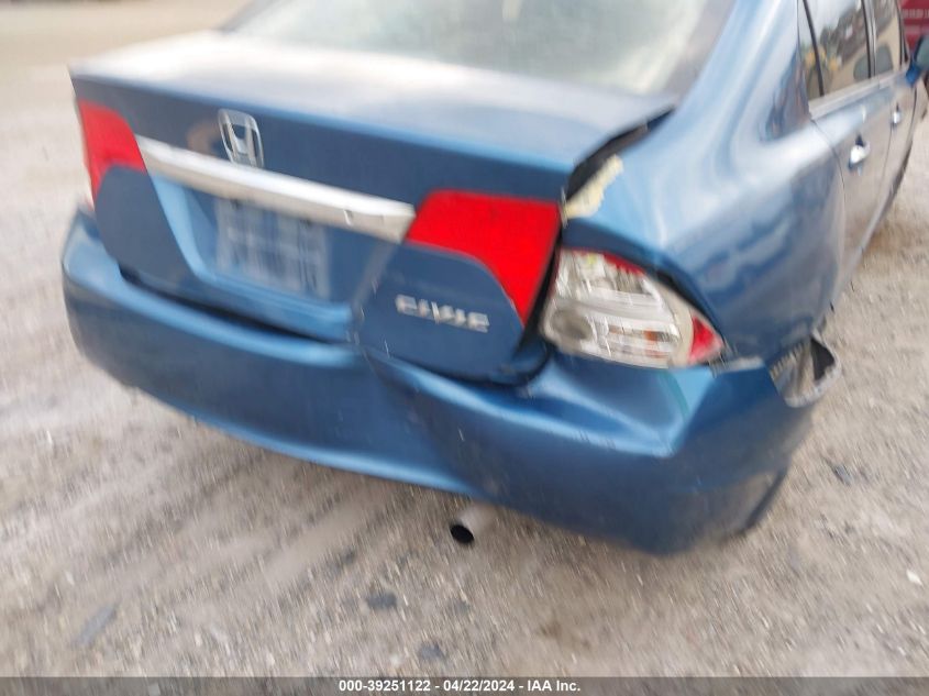 2010 Honda Civic Lx VIN: 2HGFA1F56AH559230 Lot: 39251122