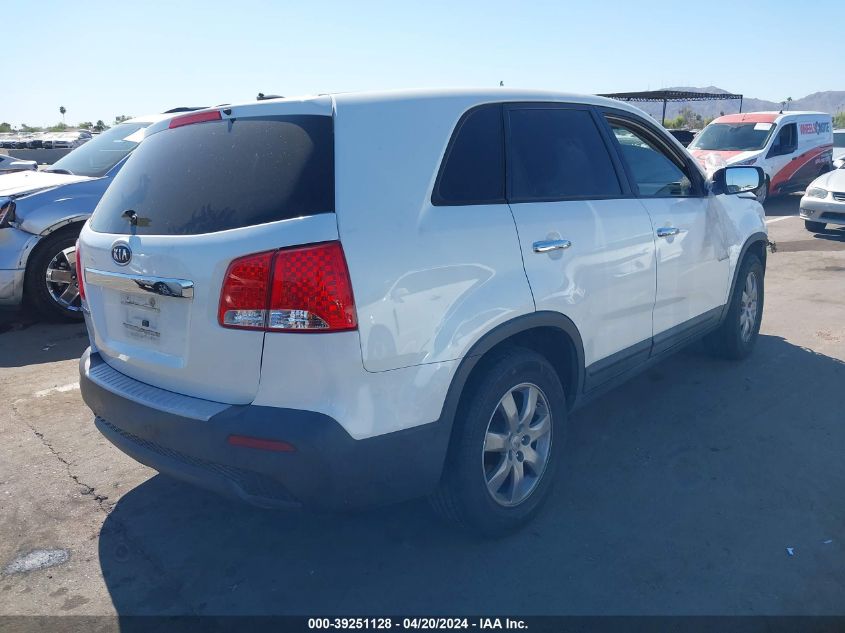 2012 Kia Sorento Lx VIN: 5XYKT3A16CG261950 Lot: 39251128