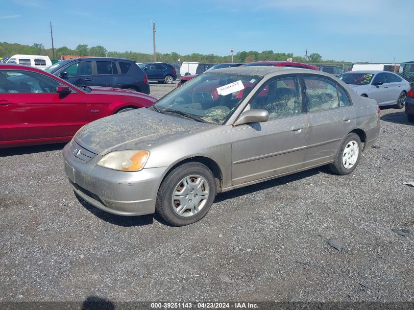 2HGES26791H506165 | 2001 HONDA CIVIC