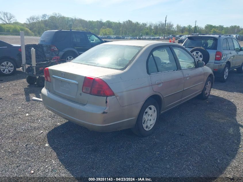 2HGES26791H506165 | 2001 HONDA CIVIC