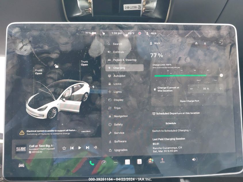 2020 Tesla Model 3 Standard Range Plus Rear-Wheel Drive/Standard Range Rear-Wheel Drive VIN: 5YJ3E1EA2LF806899 Lot: 39251154