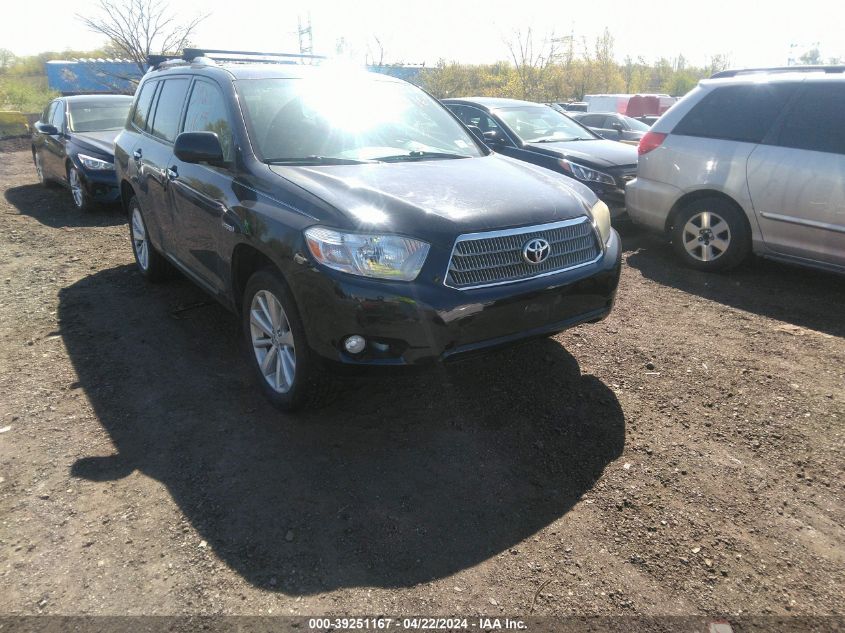 2009 Toyota Highlander Hybrid Limited VIN: JTEEW44A292034307 Lot: 39251167