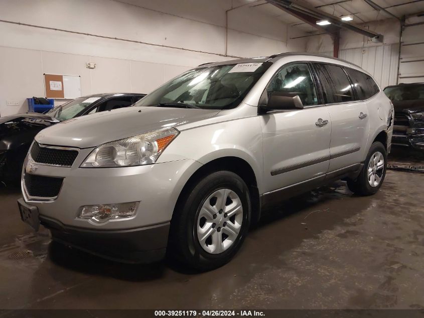 2012 Chevrolet Traverse Ls VIN: 1GNKRFED0CJ161435 Lot: 39251179