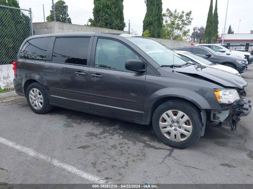 2016 Dodge Grand Caravan Se VIN: 2C4RDGBG8GR153000 Lot: 39251210