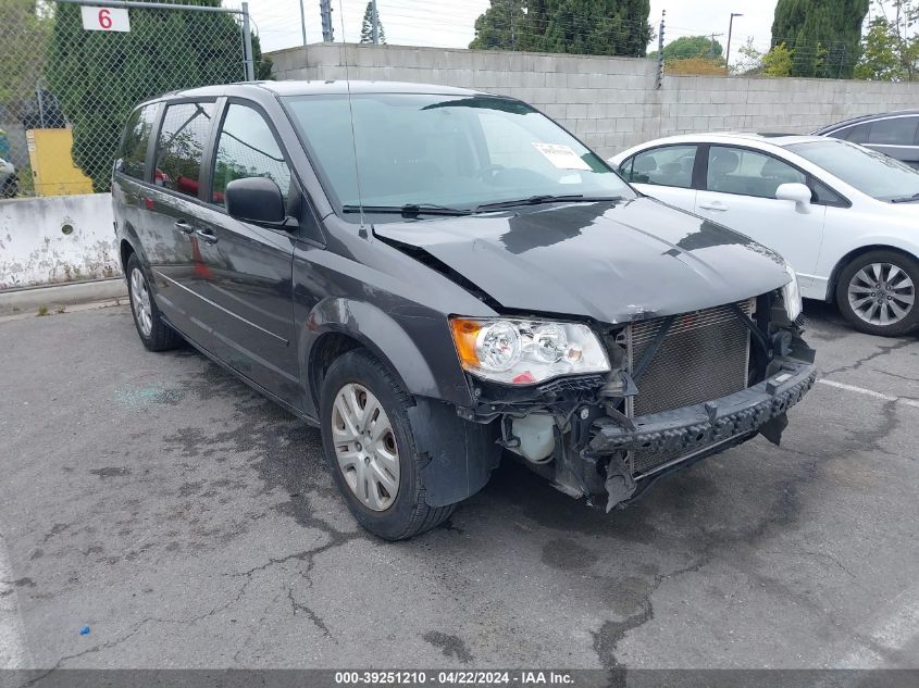 2016 Dodge Grand Caravan Se VIN: 2C4RDGBG8GR153000 Lot: 39251210