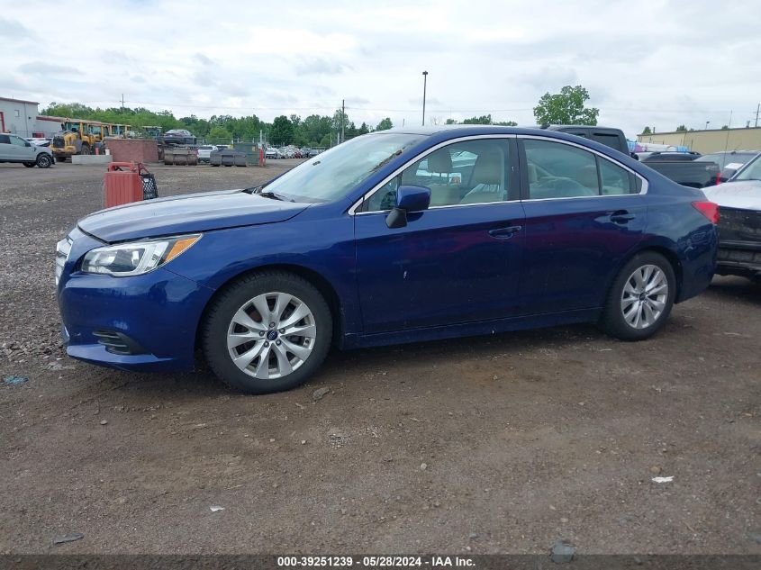 2017 Subaru Legacy 2.5I Premium VIN: 4S3BNAC62H3037397 Lot: 39251239