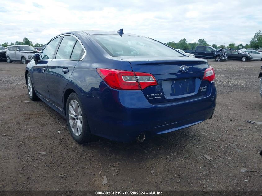 2017 Subaru Legacy 2.5I Premium VIN: 4S3BNAC62H3037397 Lot: 39251239