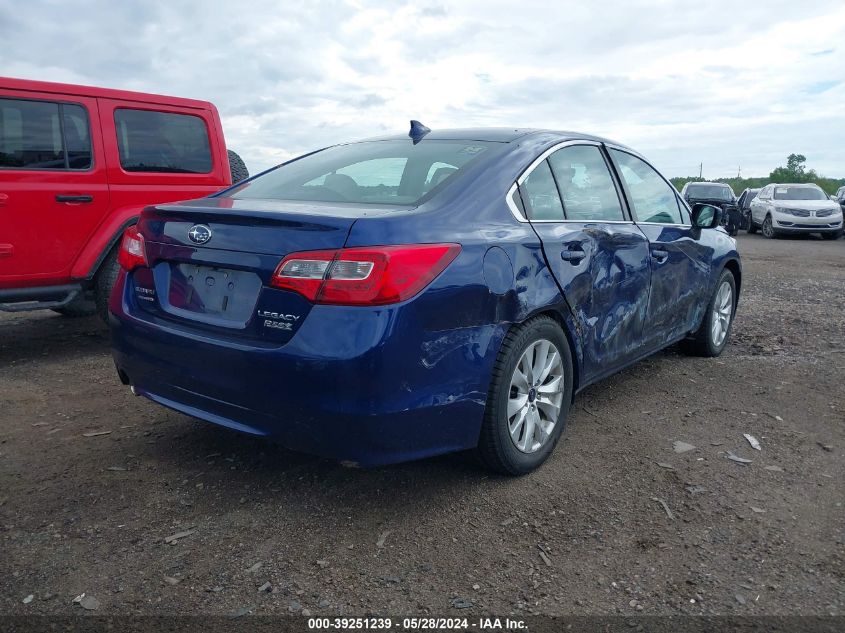 2017 Subaru Legacy 2.5I Premium VIN: 4S3BNAC62H3037397 Lot: 39251239