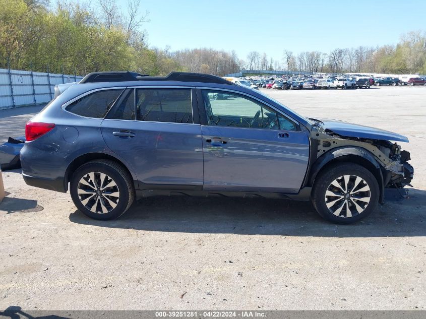 2015 Subaru Outback 2.5I Limited VIN: 4S4BSALC6F3213181 Lot: 39251281